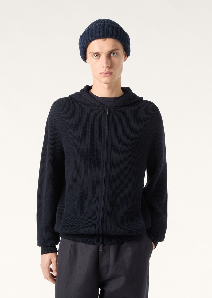 SLOOP HOODED BOMBER SWEATER WOOL GG 8_FAQ4652_W000_3