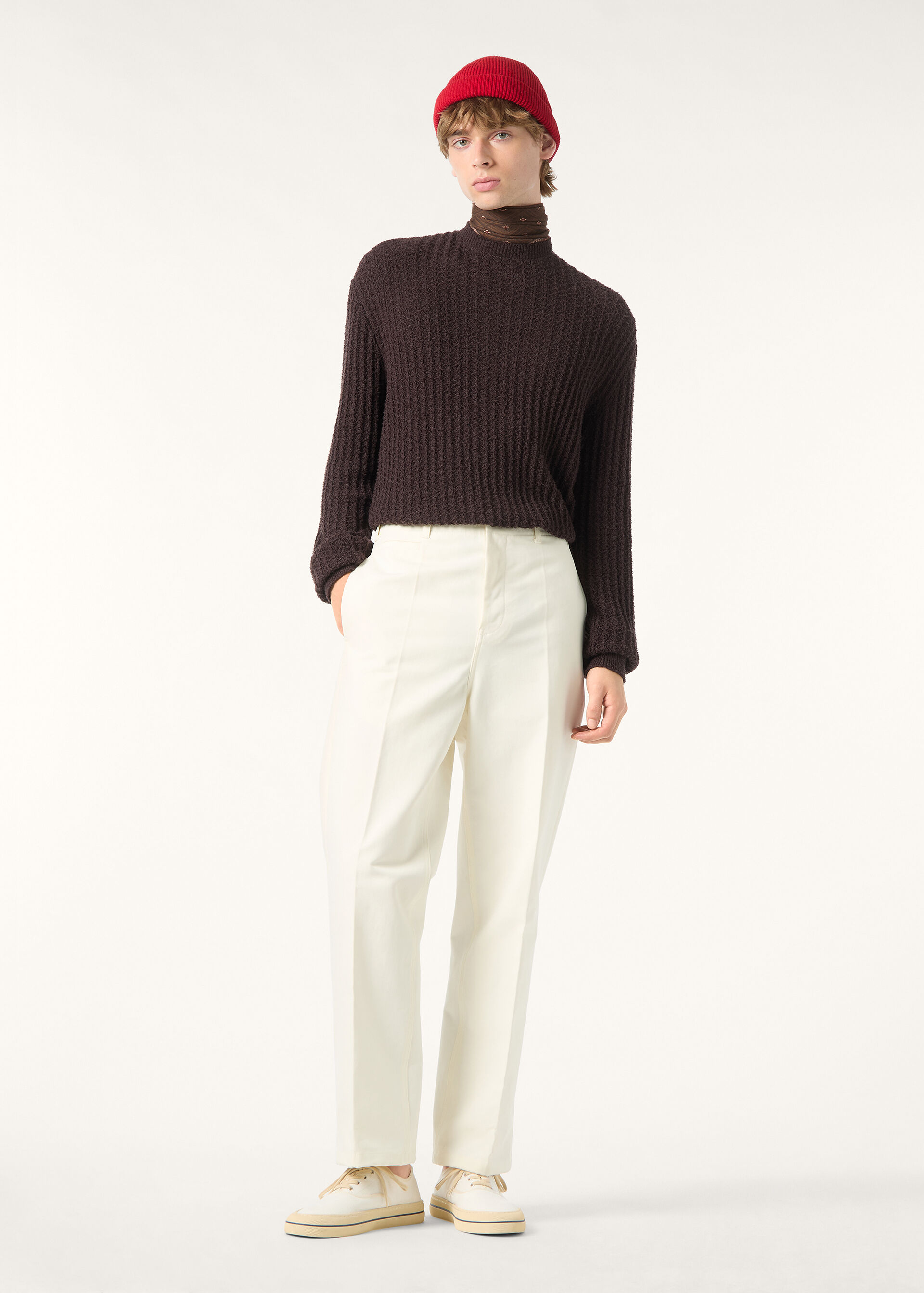 BRIGANTINO CREWNECK SWEATER COTTON SILK GG 7