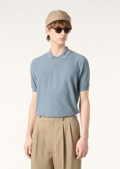 WALKERY SS POLO COTTON SILK GG 18