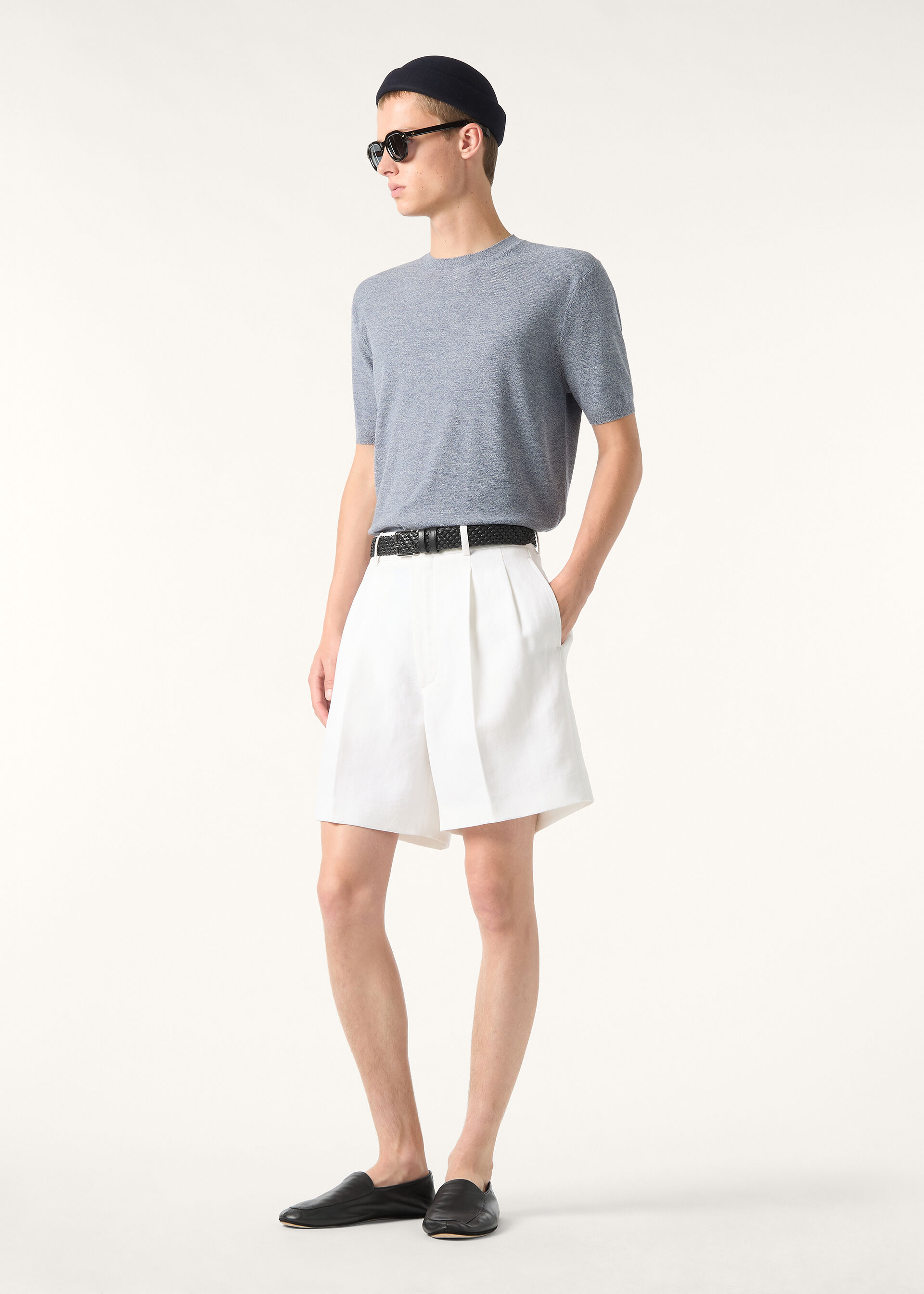 TARTANA SS CREWNECK SWEATER WOOL GG 18