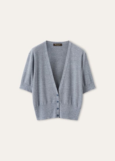 TARTANA CARDIGAN SWEATER WOOL GG 18