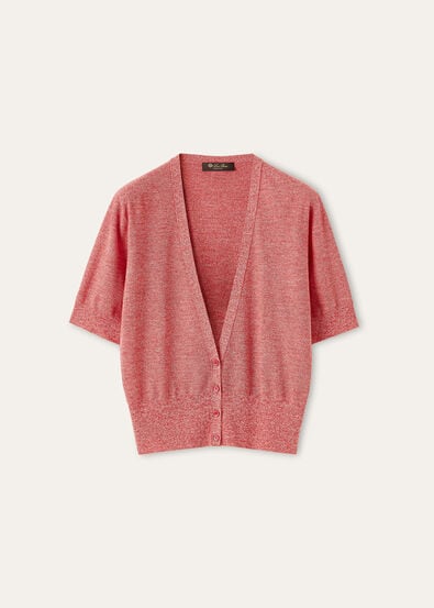 TARTANA CARDIGAN SWEATER WOOL GG 18