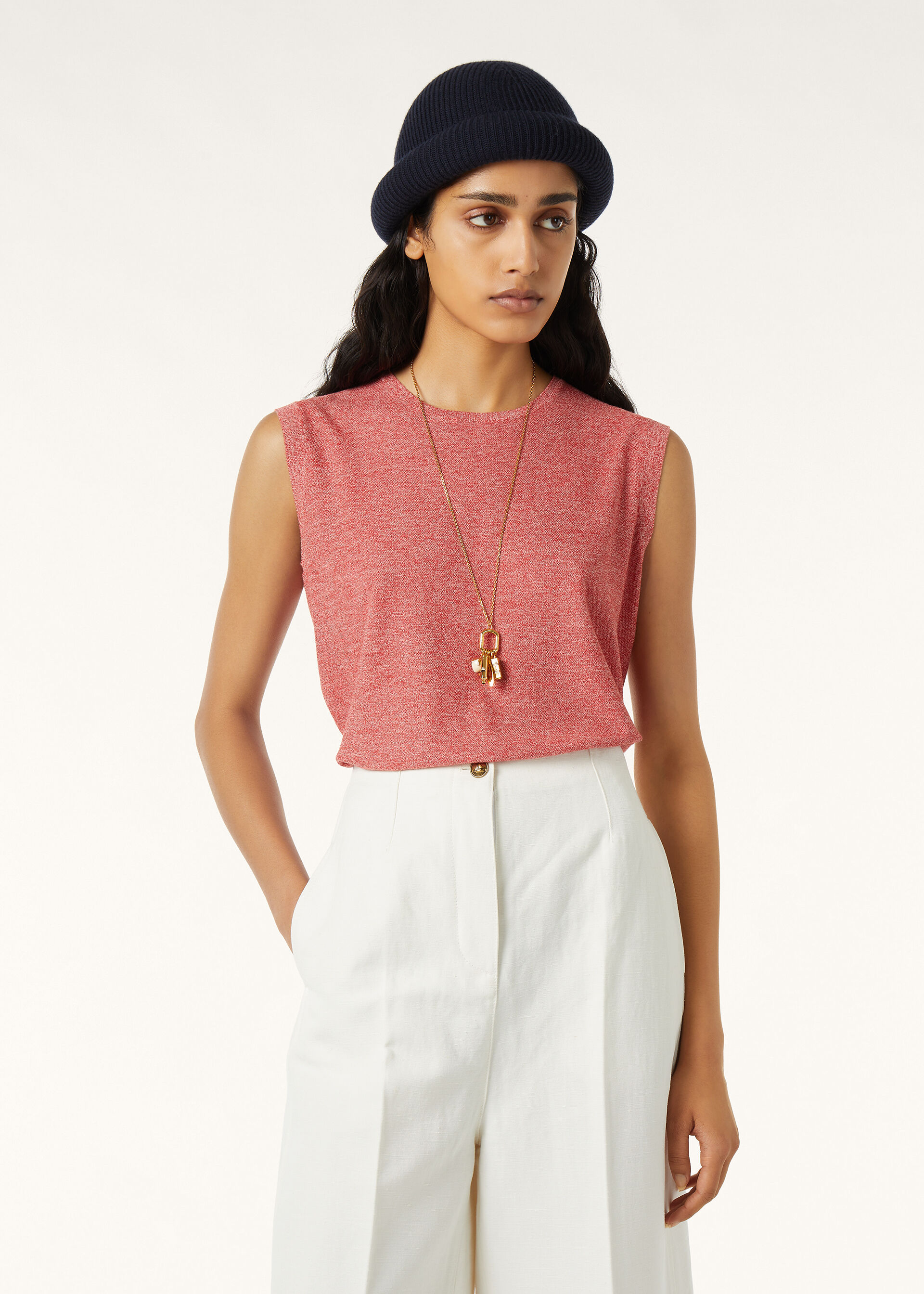 TARTANA CREWNECK TOP WOOL GG 18