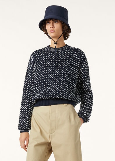 YAWL CREWNECK SWEATER SILK COTTON GG 5