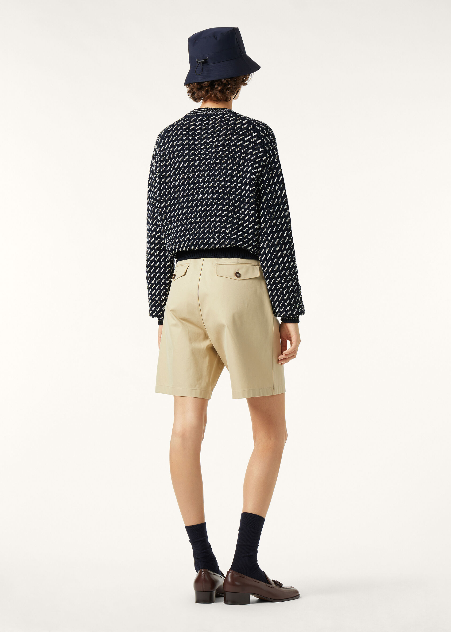 YAWL CREWNECK SWEATER SILK COTTON GG 5