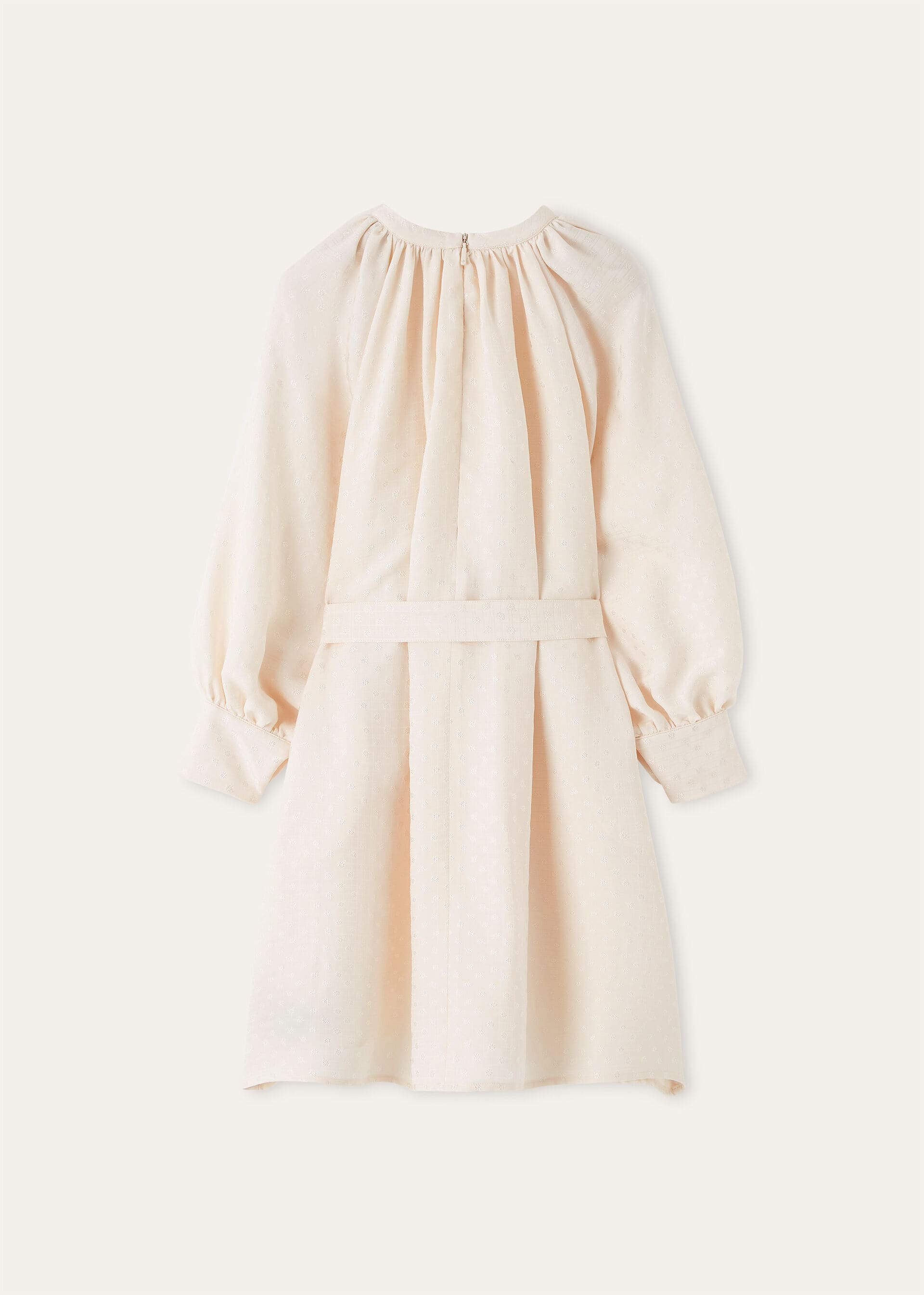 ISABELLE DRESS SILK FLOWER JACQUARD