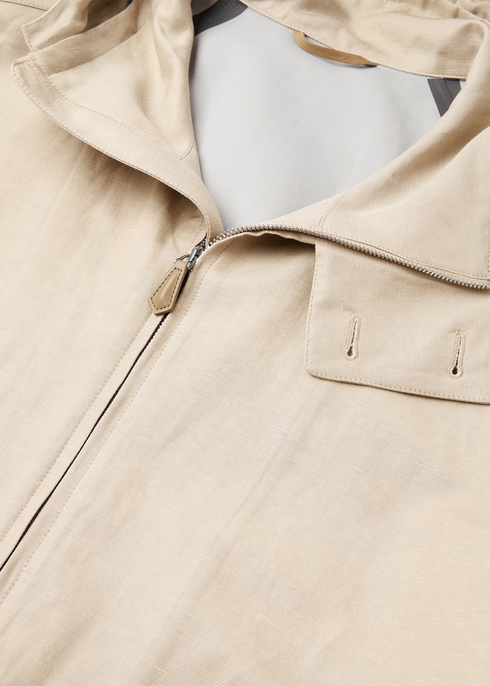 DAVOST PARKA LINEN SILK 2L RAIN_FAQ5678_DA77_8