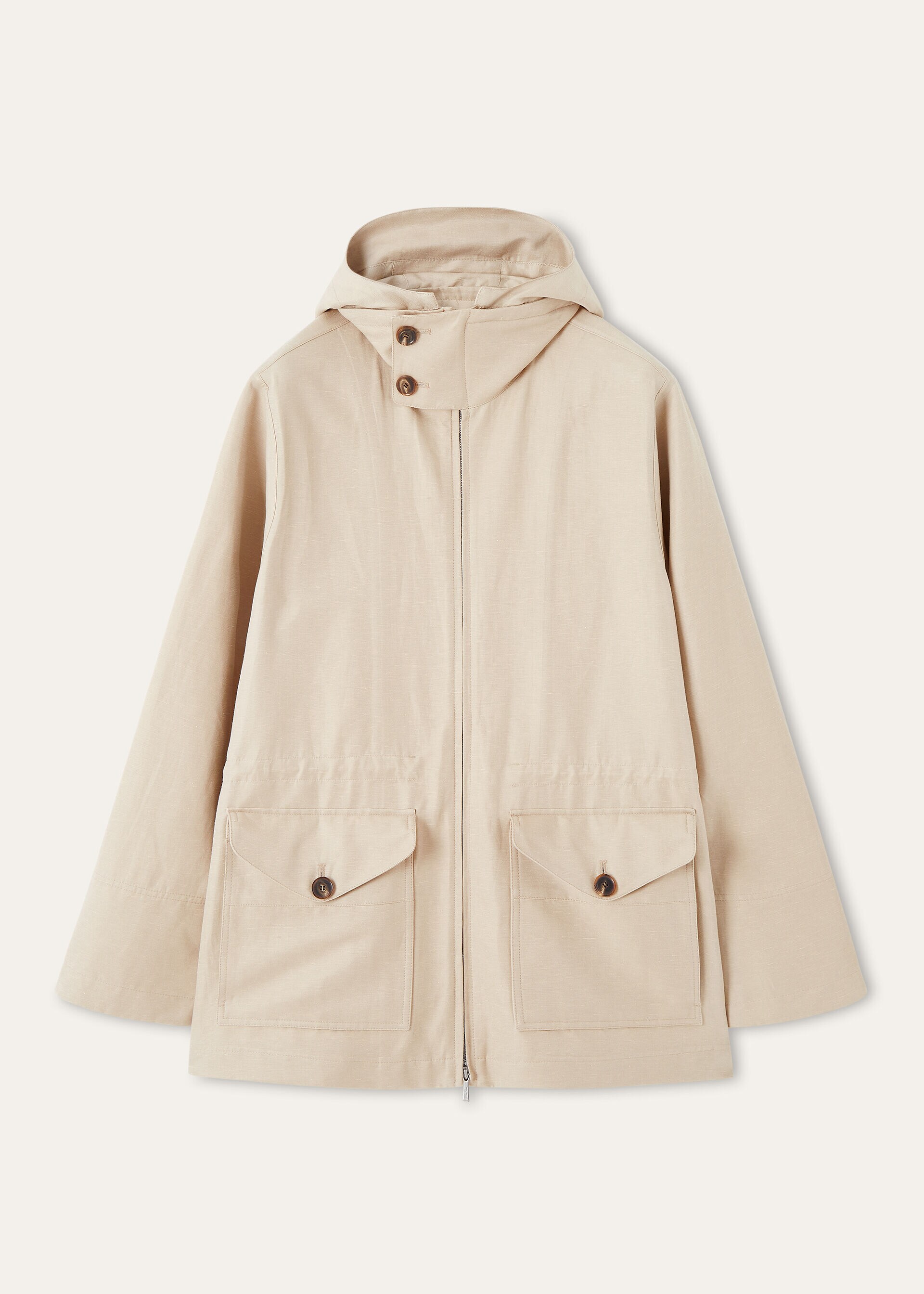 DAVOST PARKA LINEN SILK 2L RAIN