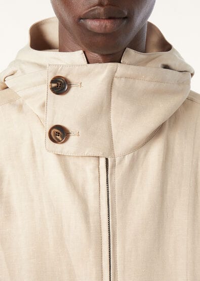 DAVOST PARKA LINEN SILK 2L RAIN