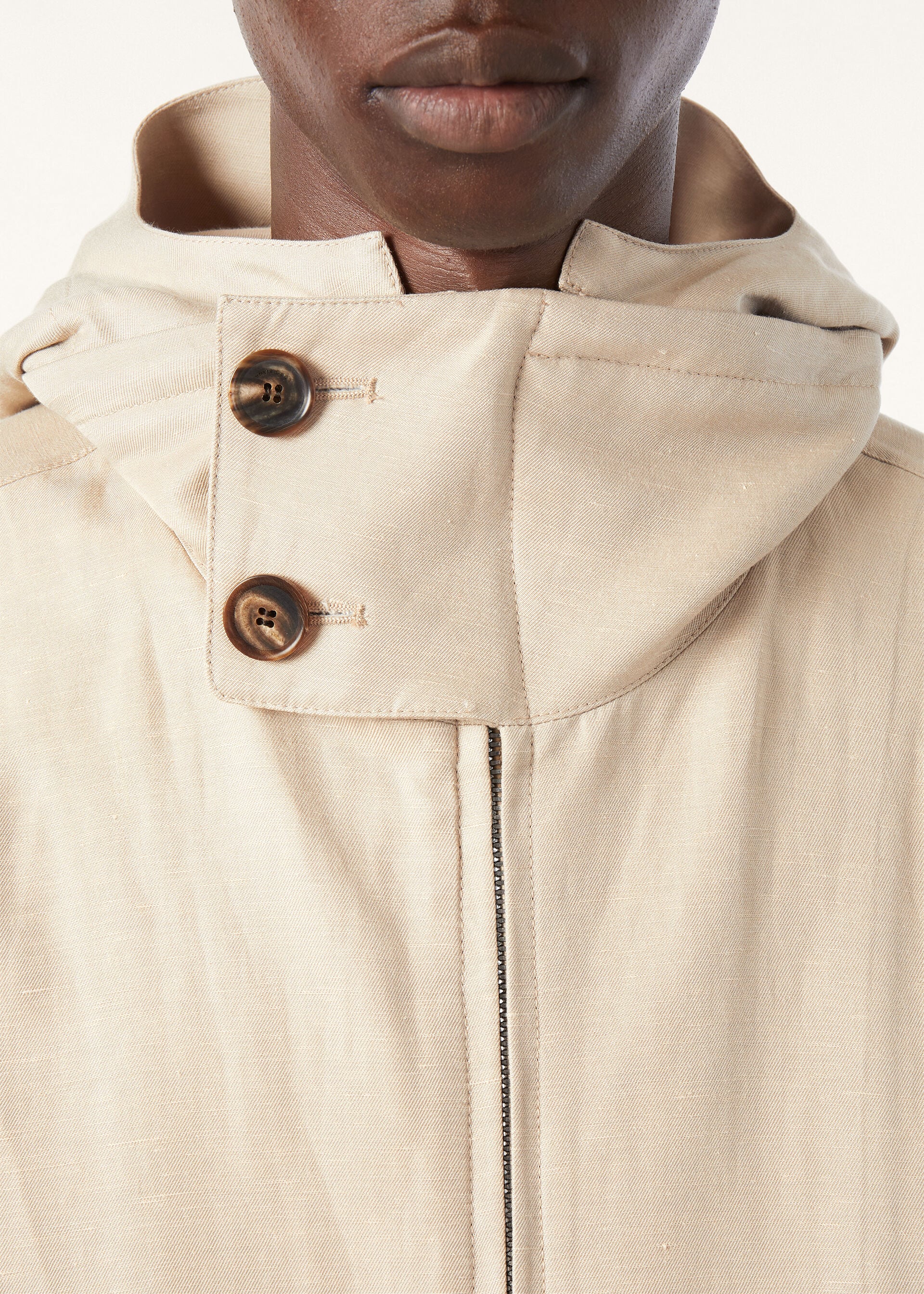 DAVOST PARKA LINEN SILK 2L RAIN
