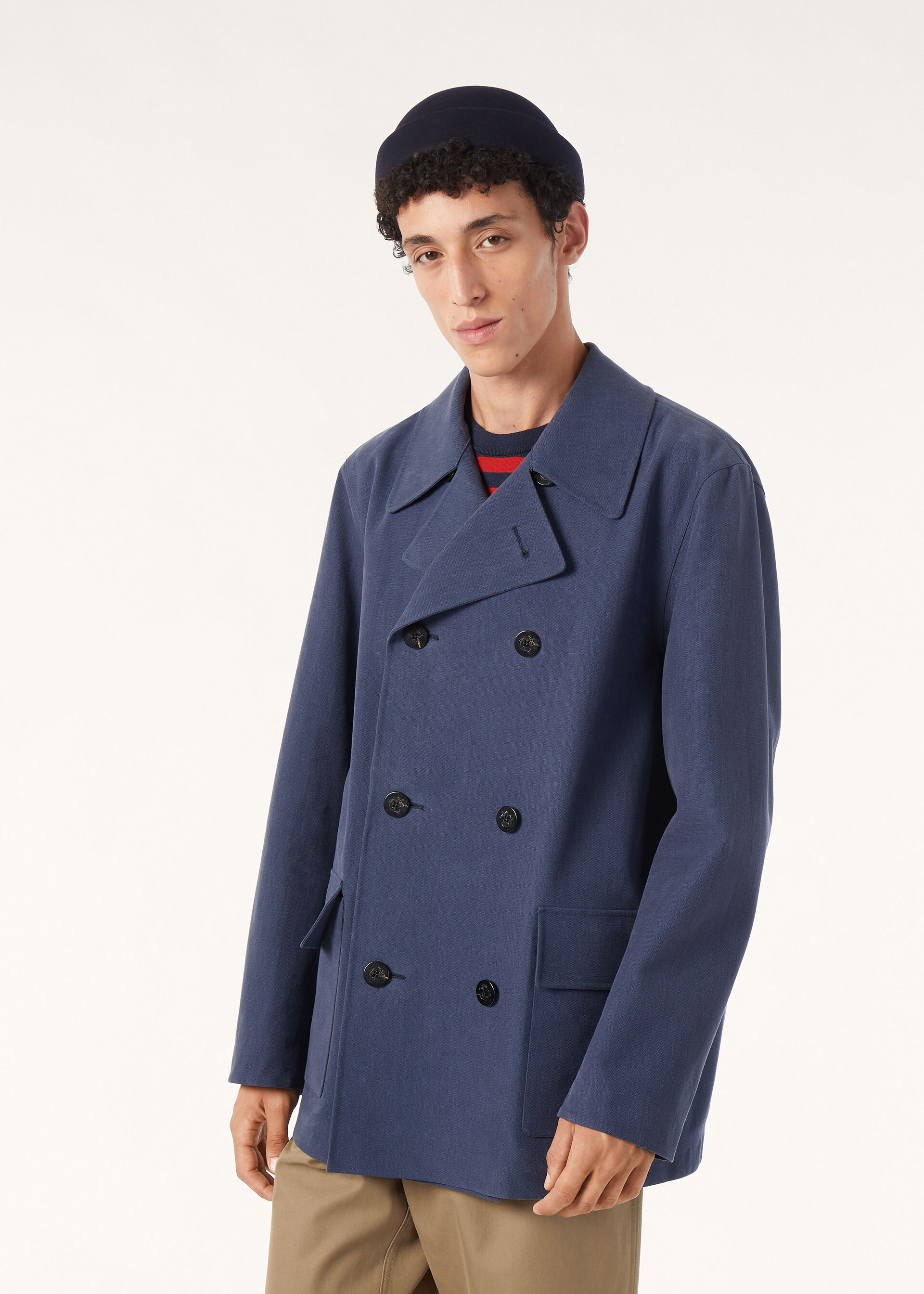 ODEON PEACOT CANVAS LINEN FLOWER 3L STORM