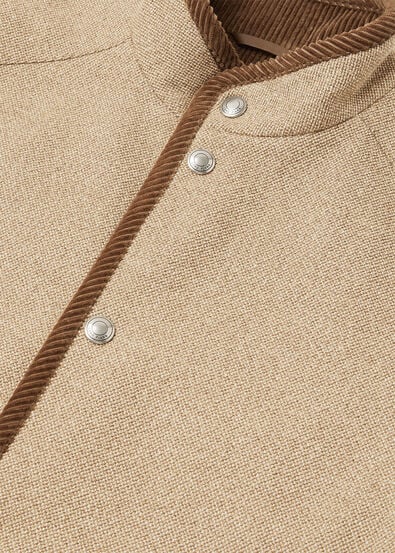 KELVIN VEST WOOL CASH SILK NATTE'