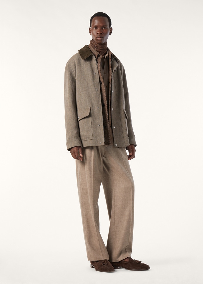 EIGER FIELD JACKET SOPRA VISSO LINEN COVER_FAQ5729_H1B8_1