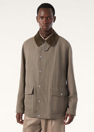 EIGER FIELD JACKET SOPRA VISSO LINEN COVER