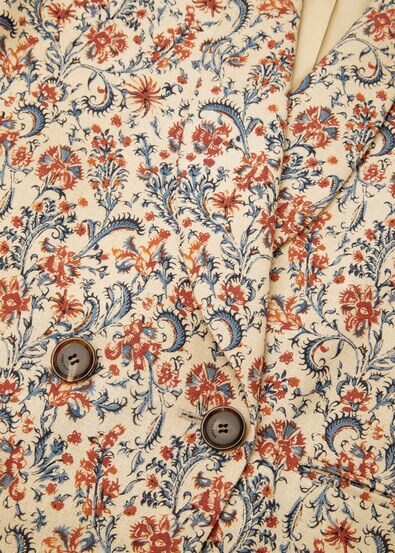 MEGEVE DB JACKET JASMINE BLOOM LINEN