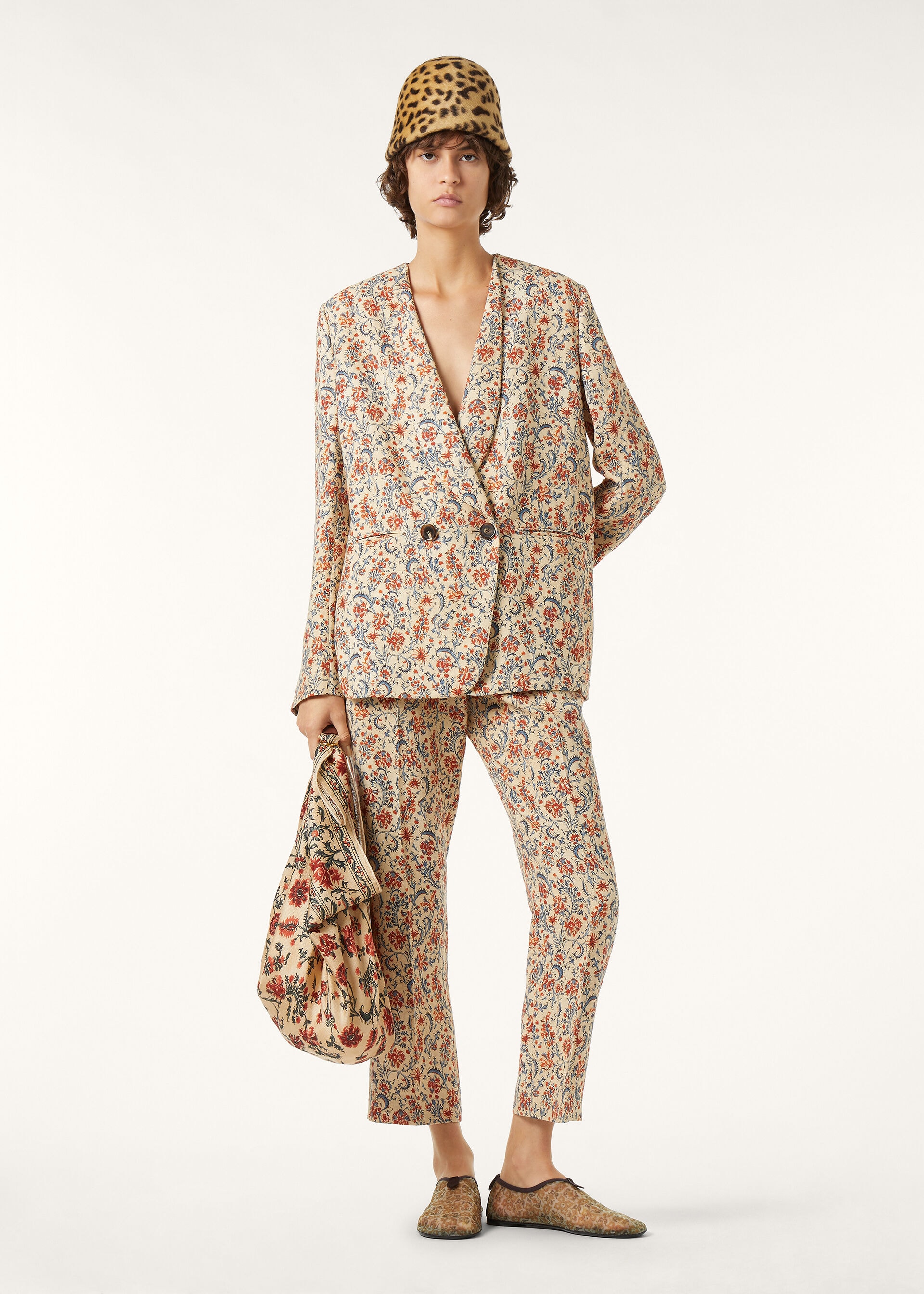 DERMOT TROUSERS JASMINE BLOOM LINEN