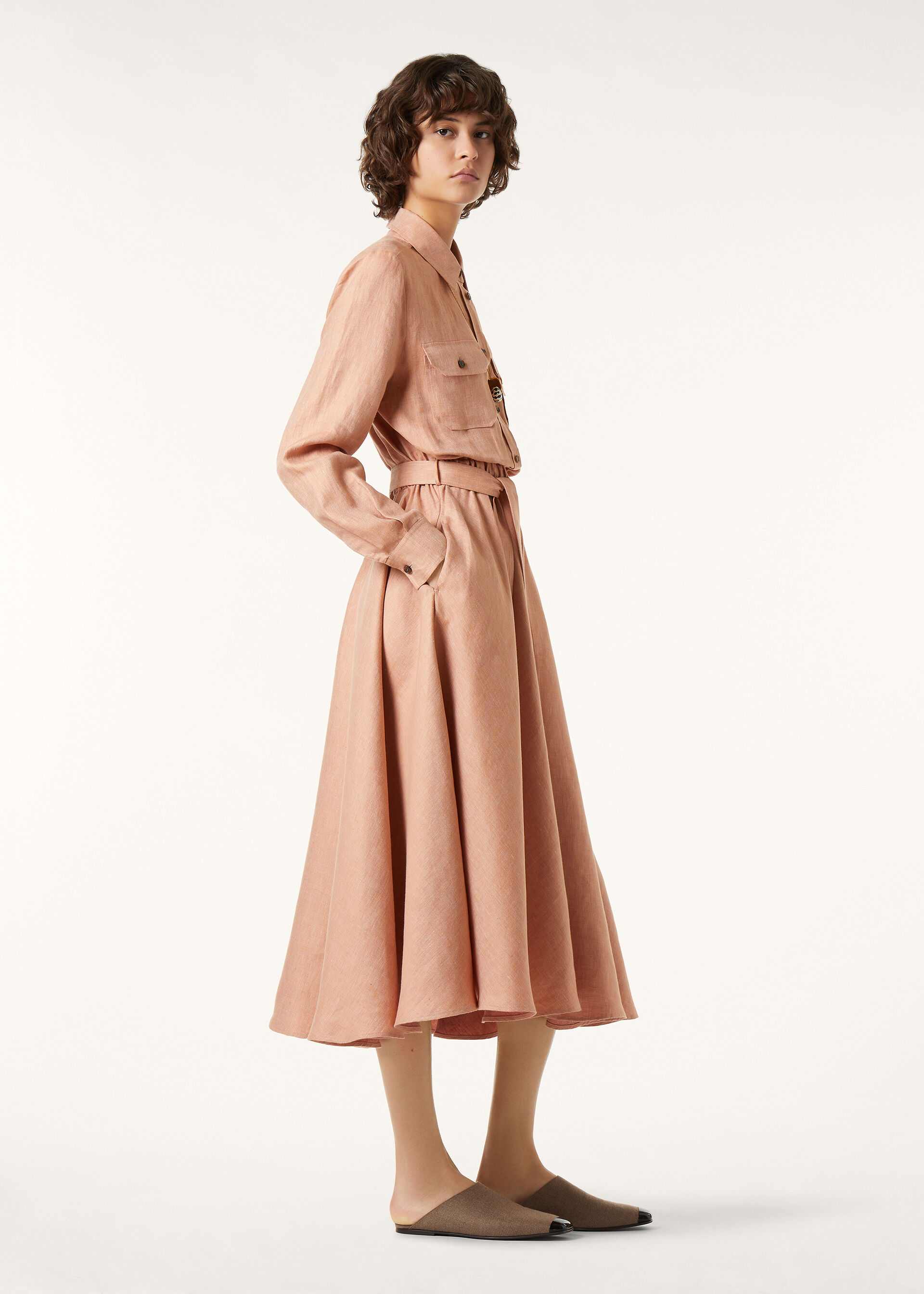 ADRIEL DRESS SOLAIRE TWILL