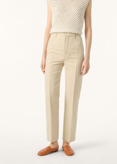 RIDLEY TROUSERS LINEN NATTE'