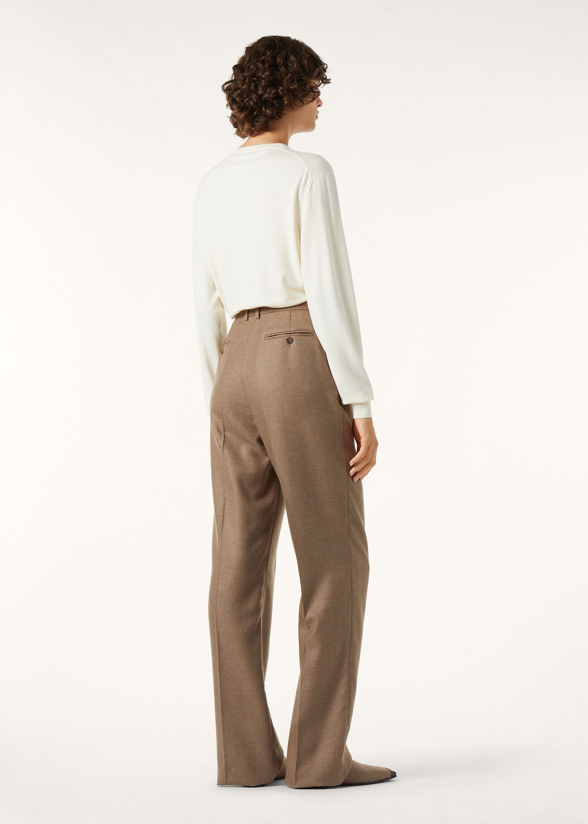 CHAD TROUSERS CASH RAW SILK HOPSACK