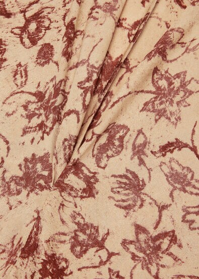 LAURA DRESS  ALBERO DELLA VITA-FIORELLINI SILK JC