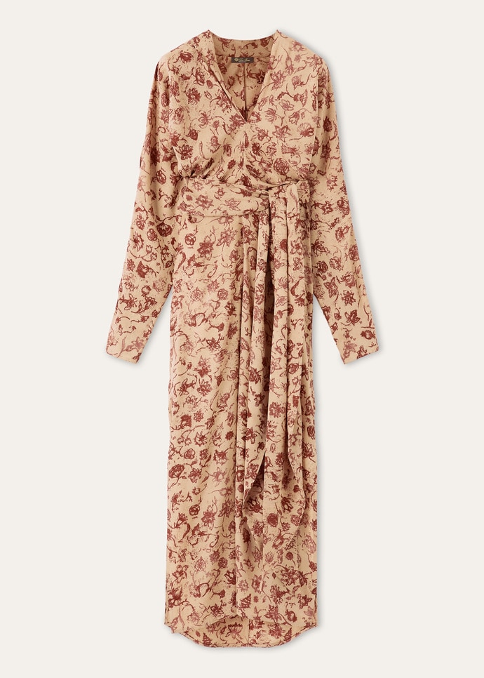 LAURA DRESS  ALBERO DELLA VITA-FIORELLINI SILK JC_FAQ5848_T1WV_5