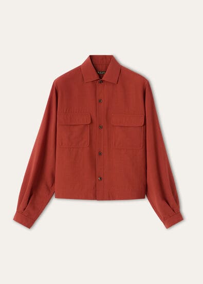 IDA SHORT SHIRT BREEZE WOOL