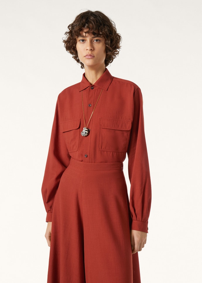 IDA SHORT SHIRT BREEZE WOOL_FAQ5856_P0CB_3