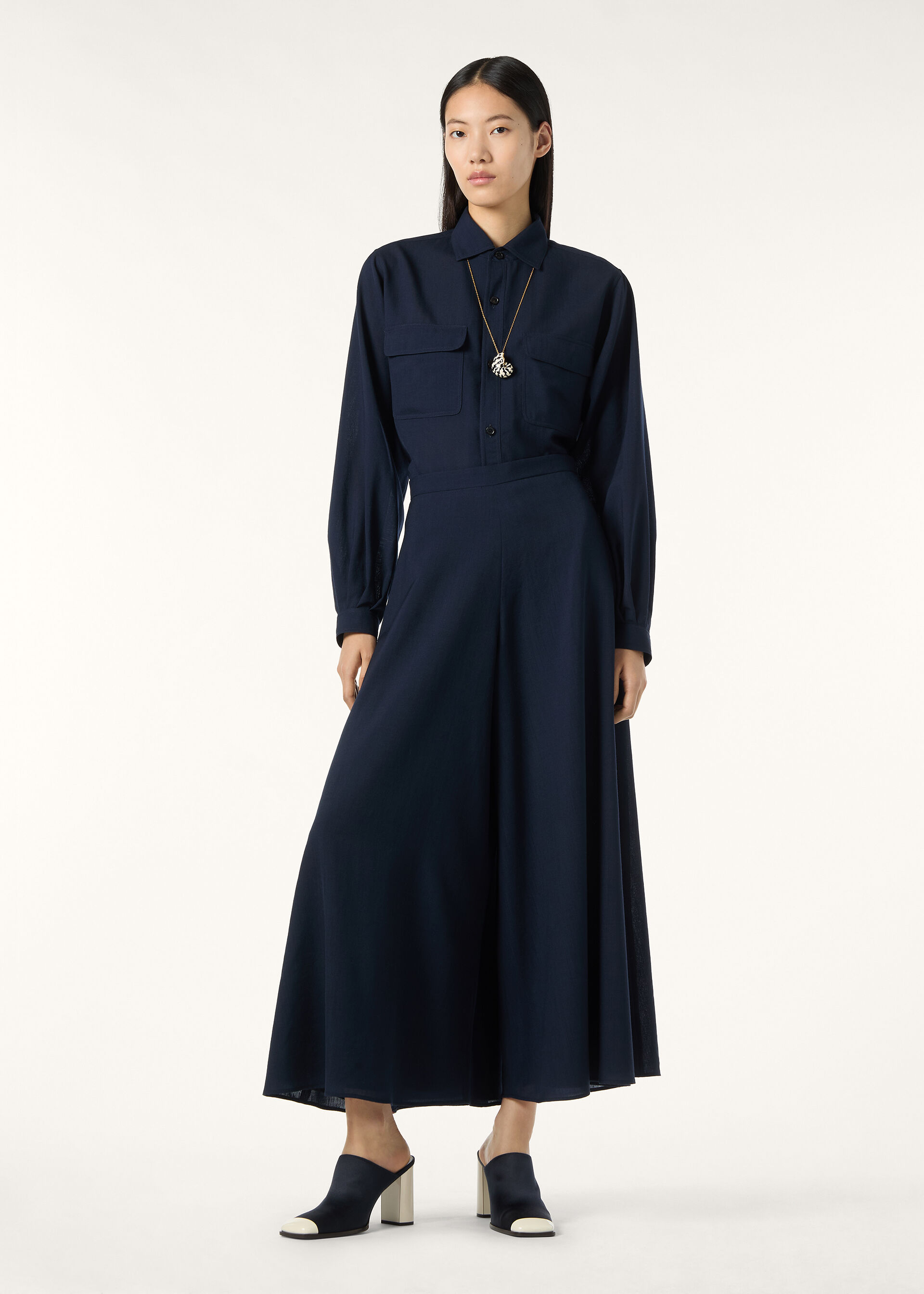 IDA SHORT SHIRT BREEZE WOOL