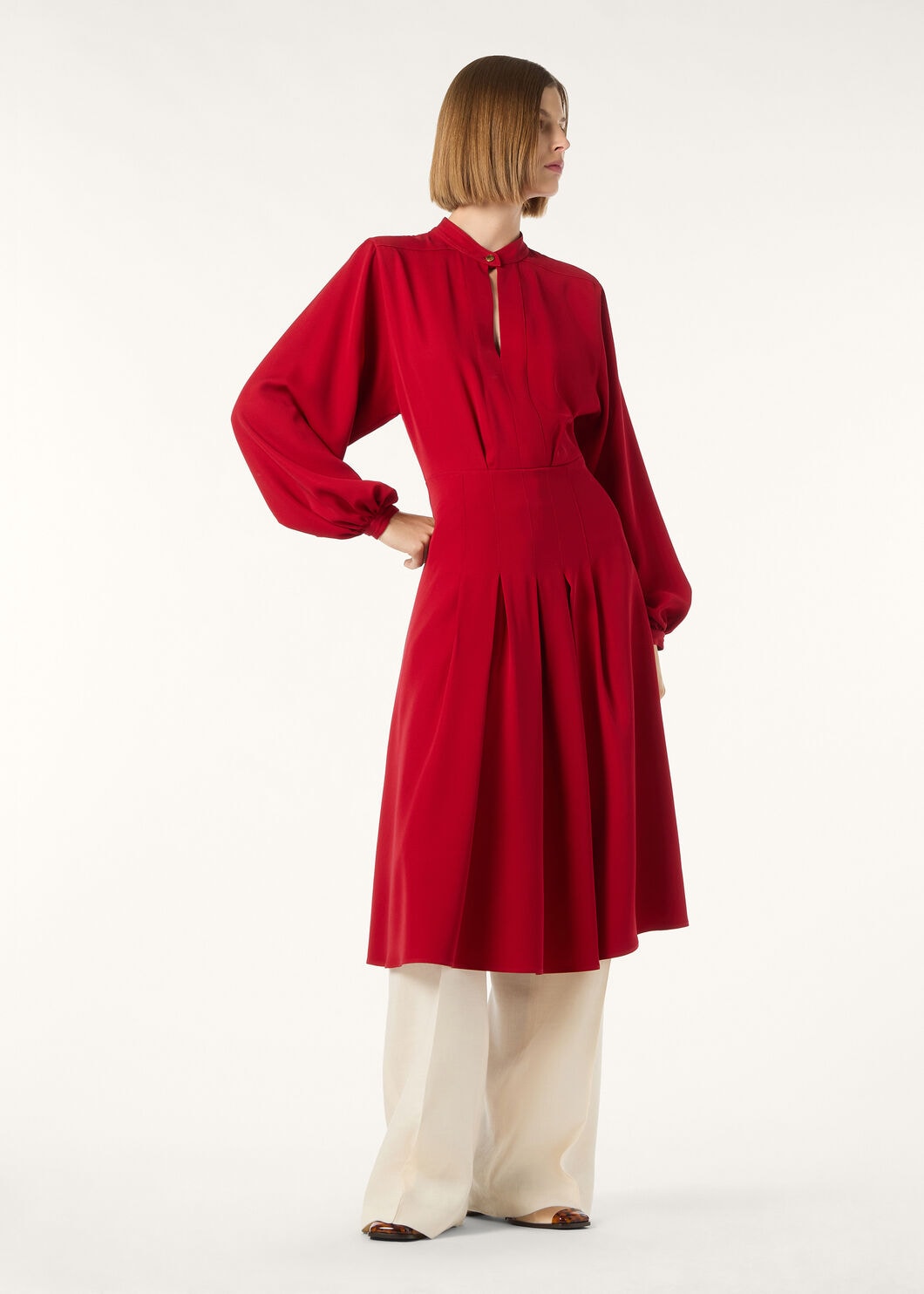 HAILEEN DRESS CADY CREPE