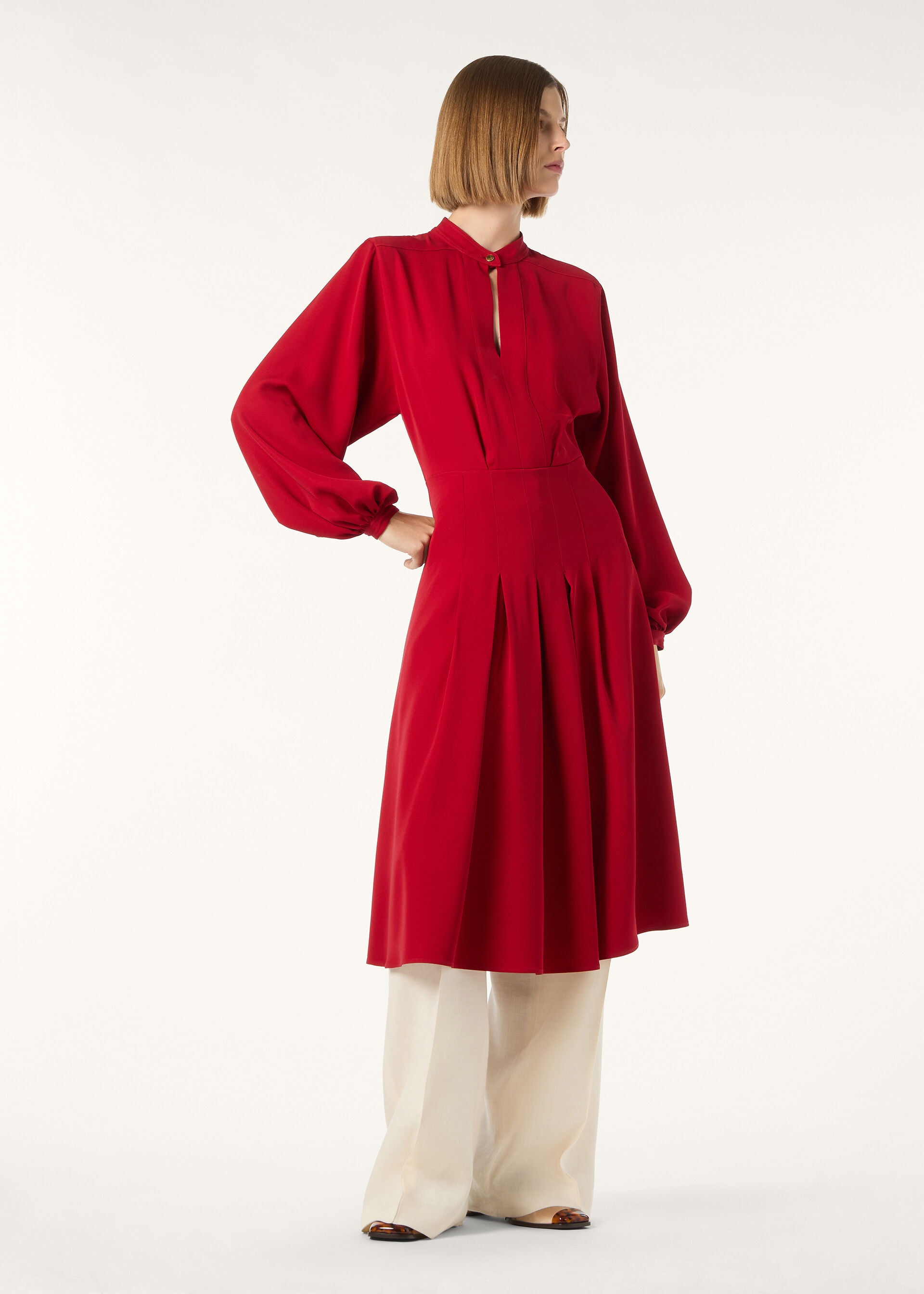 HAILEEN DRESS CADY CREPE