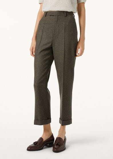 LOUIS HEM TROUSERS ARCHIVE WISH CASH FLANNEL