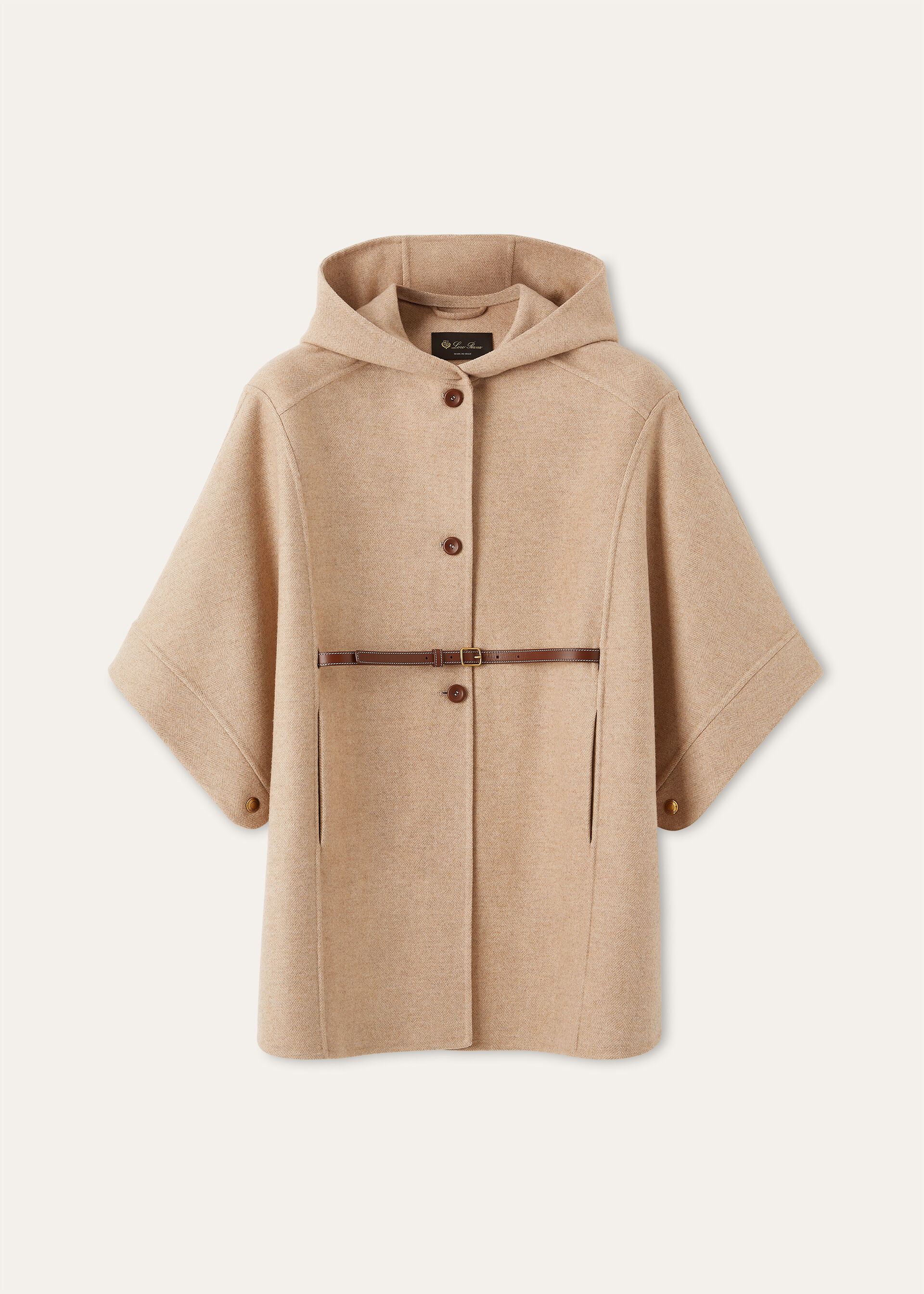 JOHANN CAPE WISH CASH DOUBLE CHEVRON