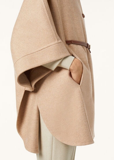 JOHANN CAPE WISH CASH DOUBLE CHEVRON