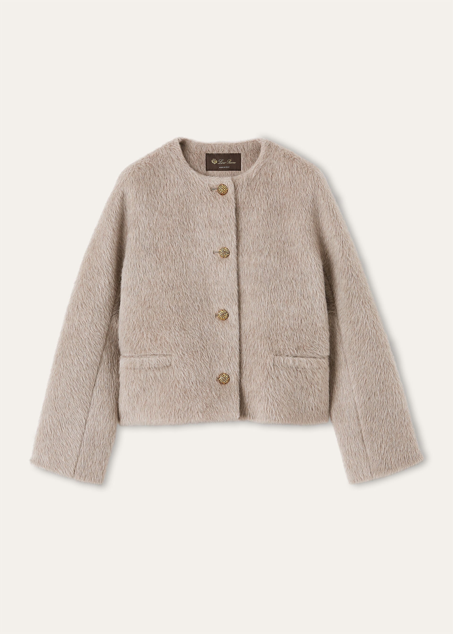 BASTIAN BLUSON BRUSHED ALPACA