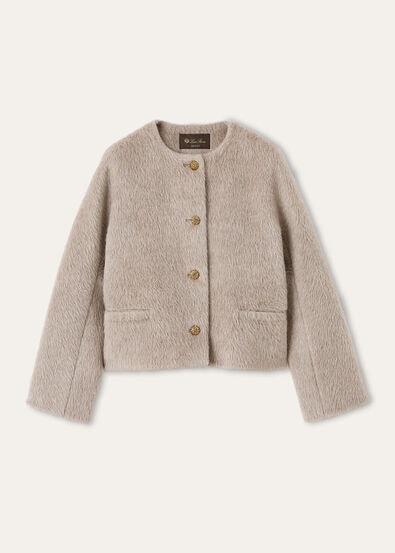 BASTIAN BLUSON BRUSHED ALPACA