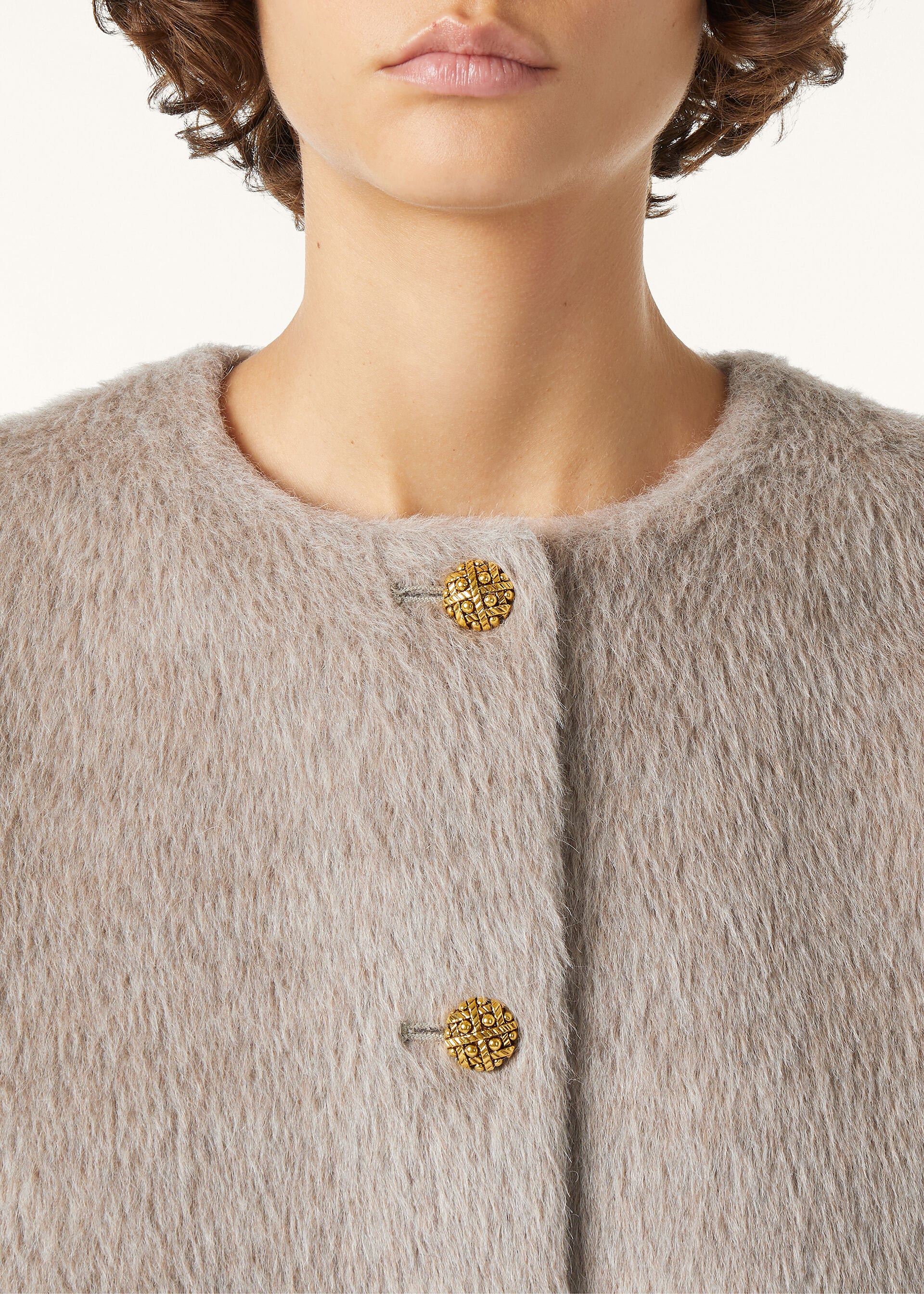 BASTIAN BLUSON BRUSHED ALPACA