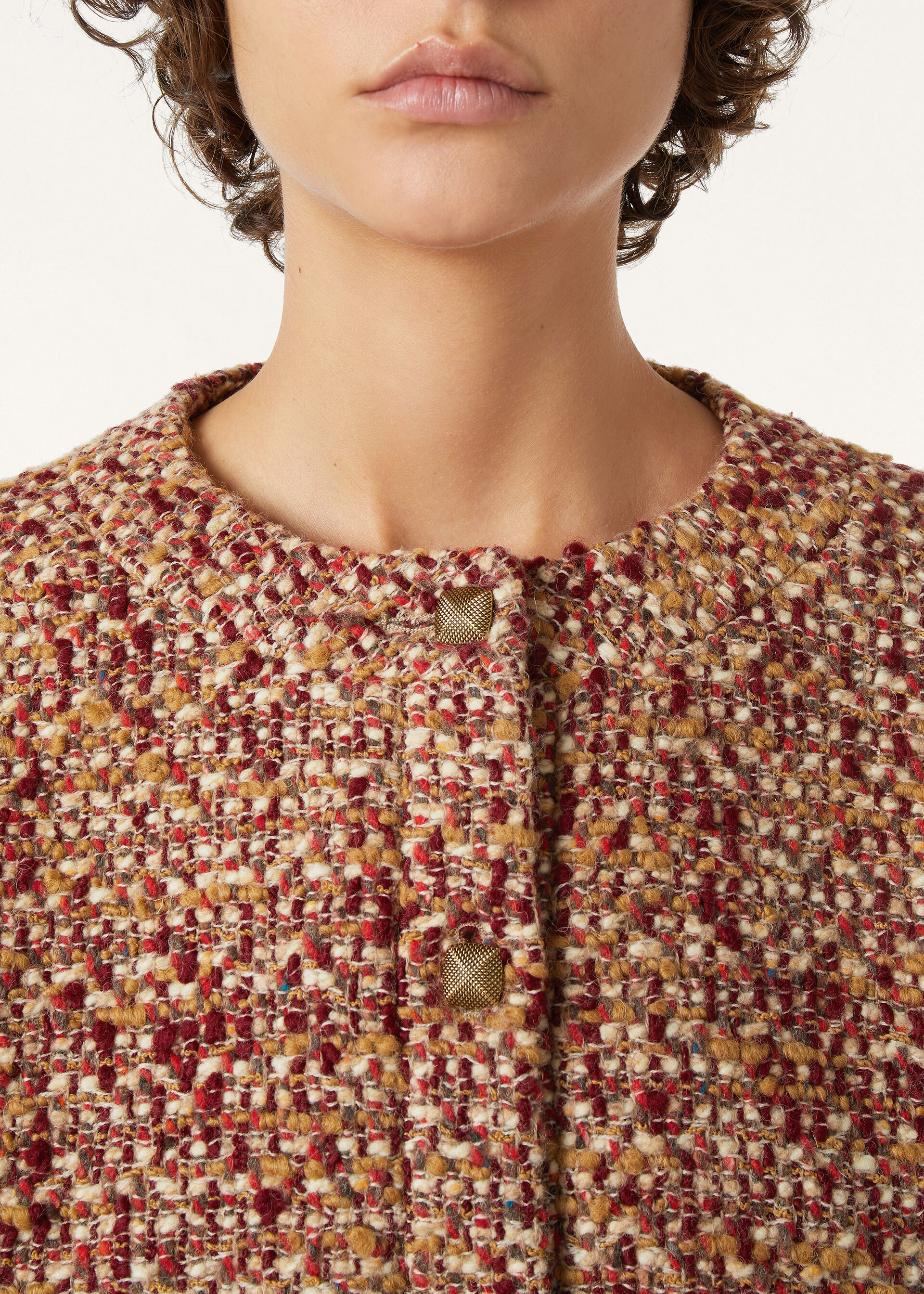 GENEVA SB JACKET BOUCLE PLAID