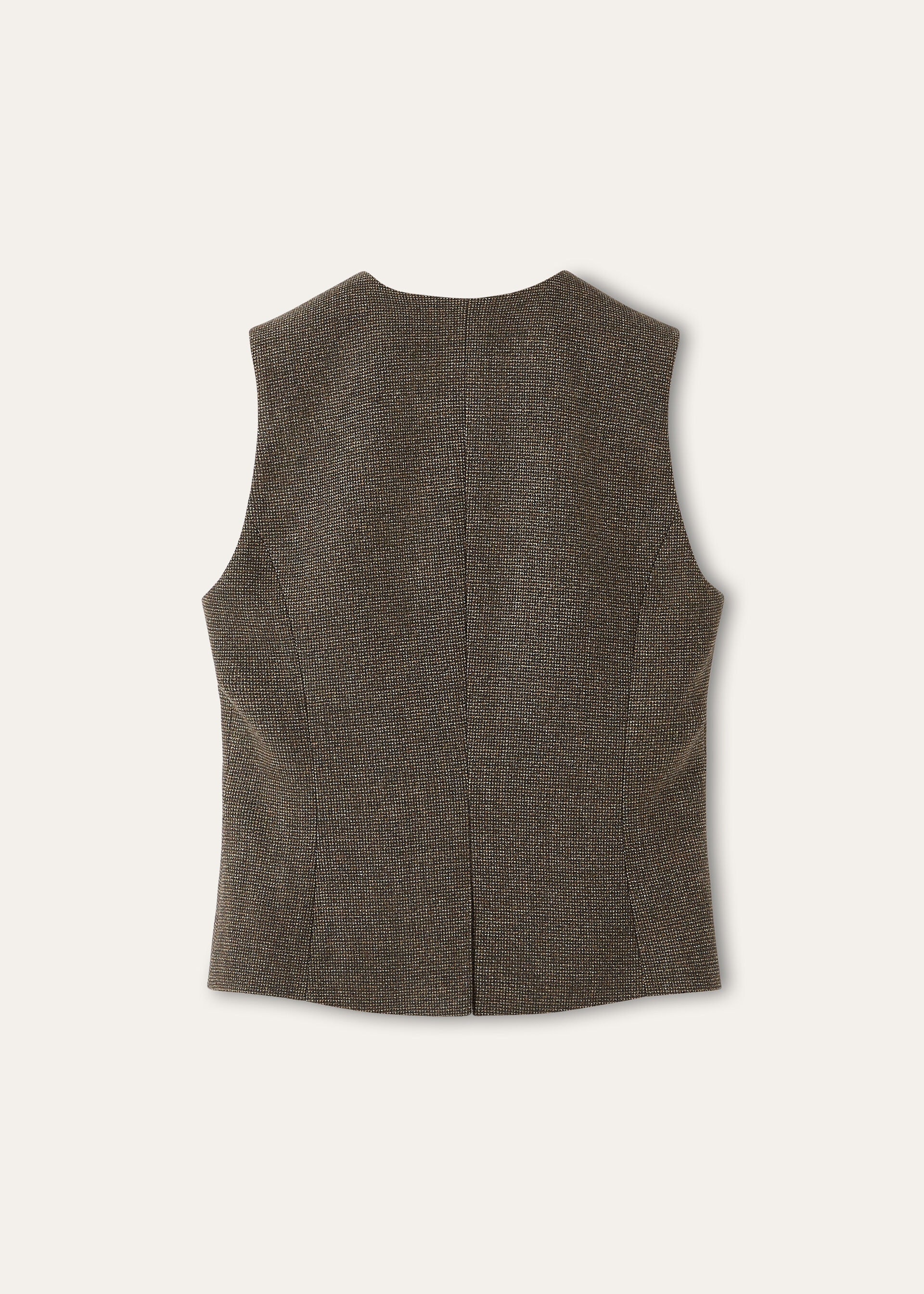 AYAS VEST ARCHIVE WISH CASH FLANNEL