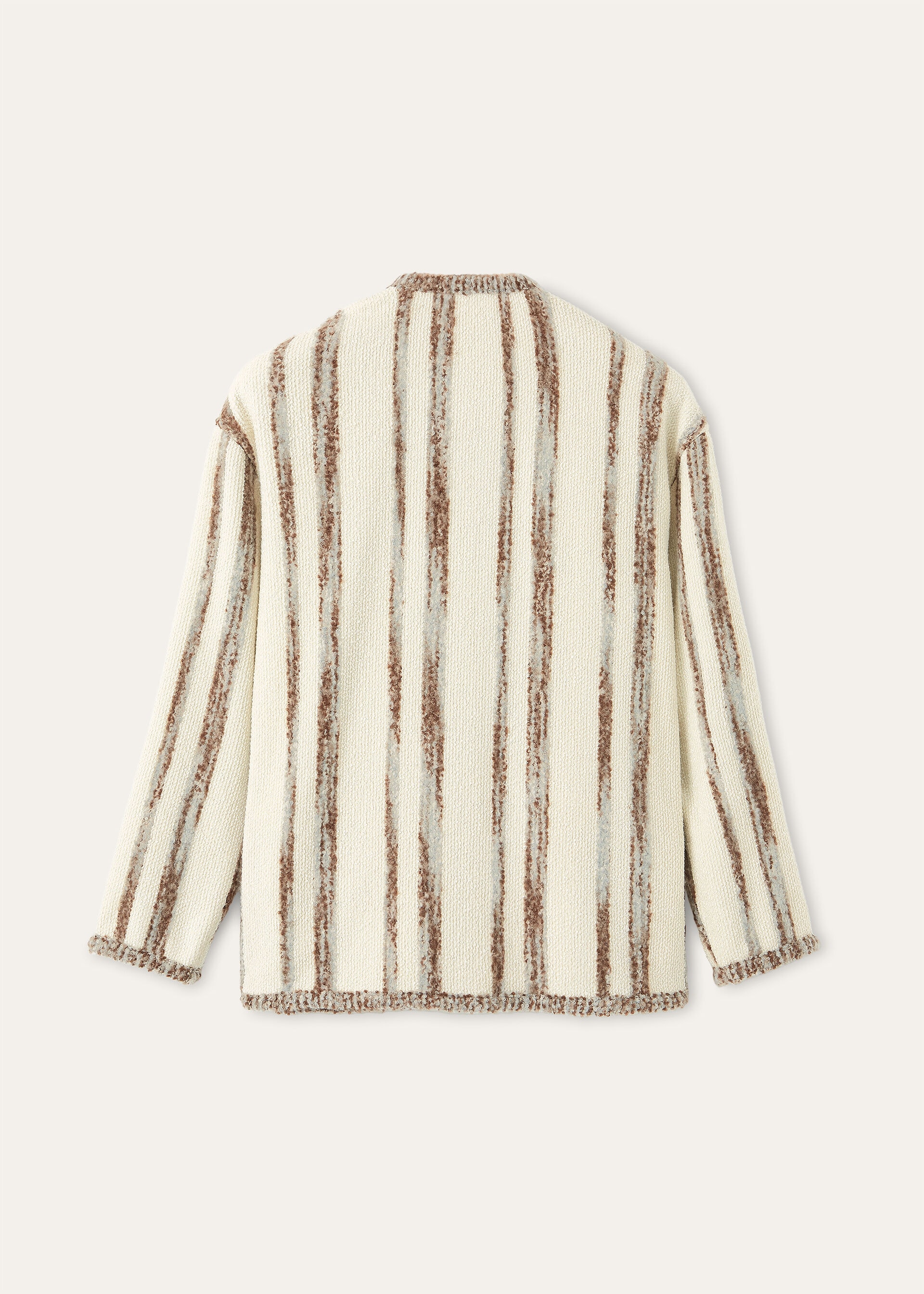 GUAVA SB JACKET SILK WOOL STRIPE