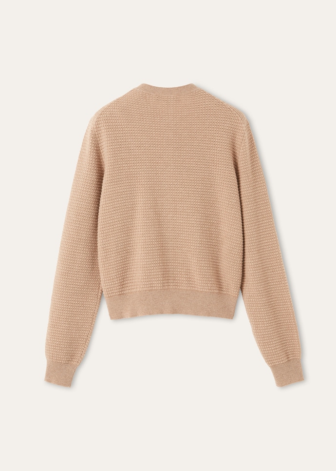 MONOCHROME JACQUARD CARDIGAN SW. CASH COTTON GG 14_FAQ6112_B5WC_6