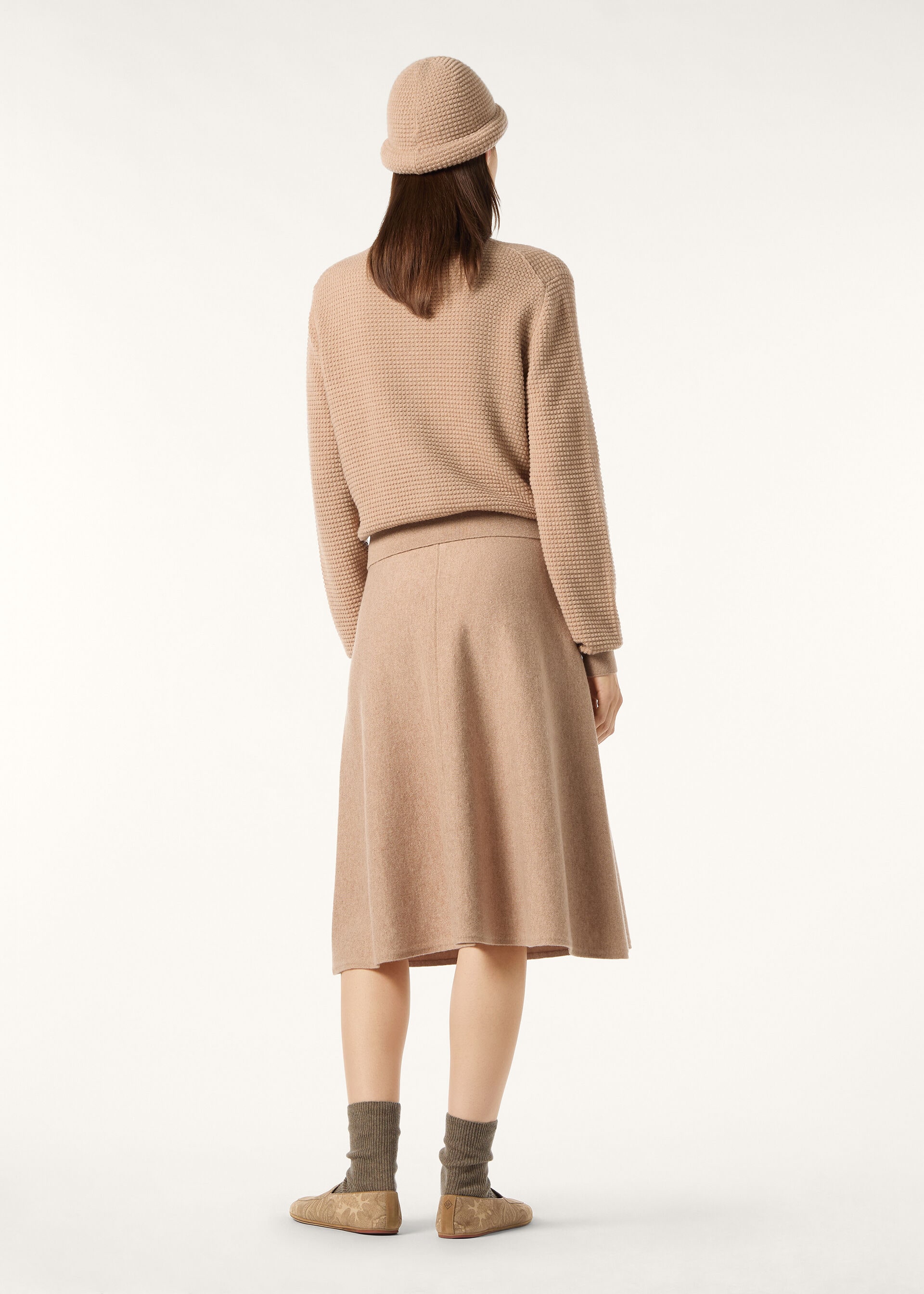 MONOCHROME JACQUARD CARDIGAN SW. CASH COTTON GG 14