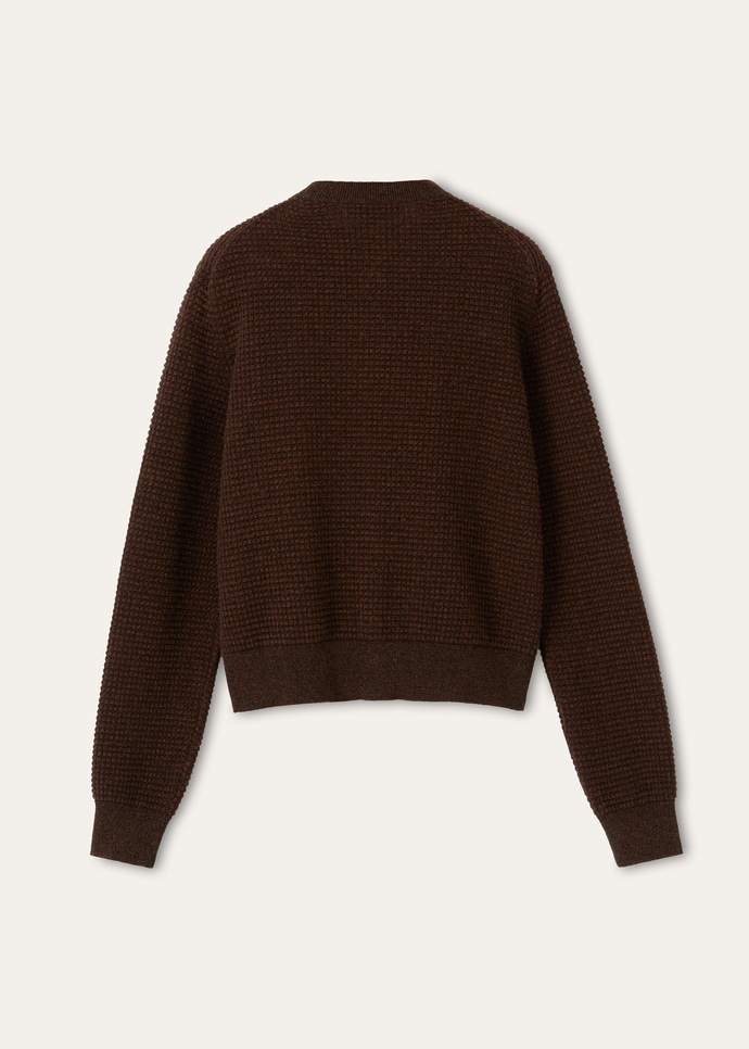 MONOCHROME JACQUARD CARDIGAN SW. CASH COTTON GG 14_FAQ6112_B5WD_6