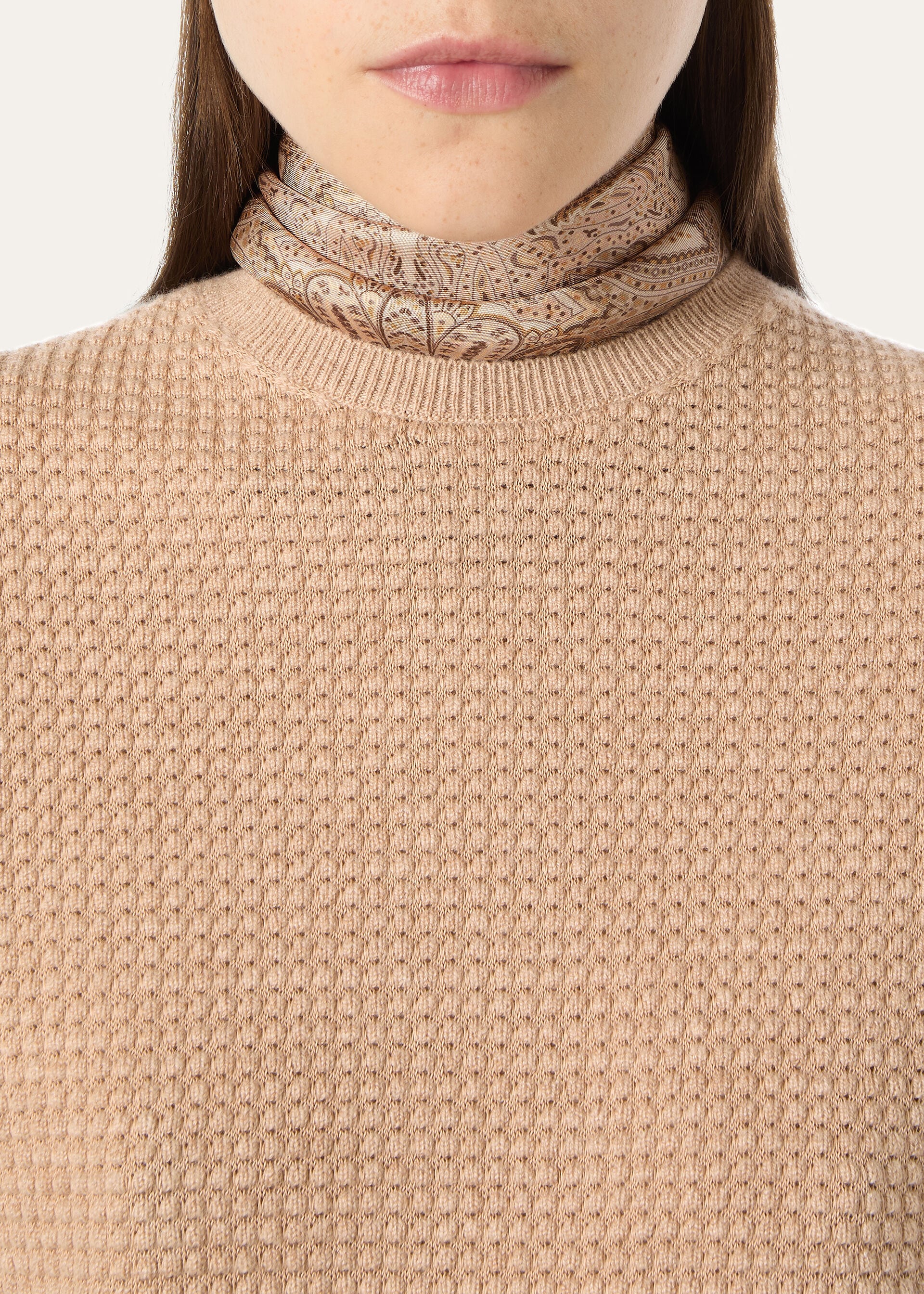 MONOCHROME JACQUARD SS CREWNECK S. CASH COT GG 14