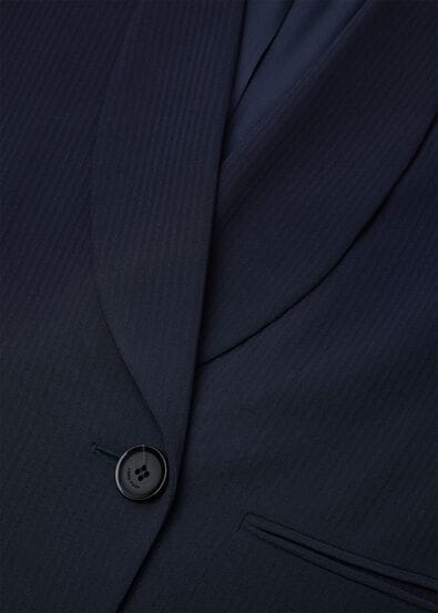 MEGEVE DB JACKET SILK CREPONNE