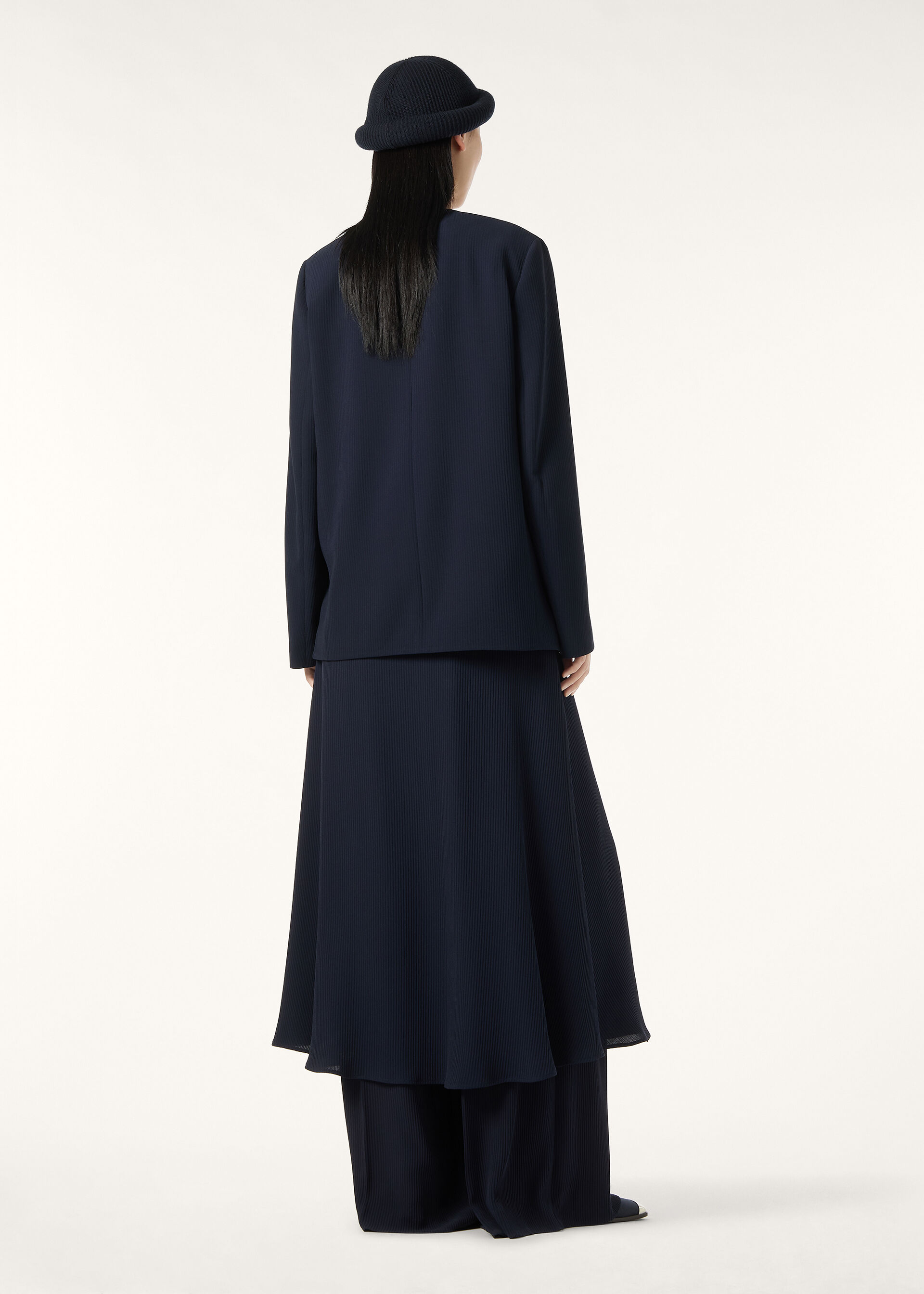 MEGEVE DB JACKET SILK CREPONNE