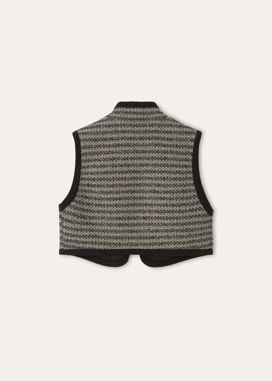 ARDEN VEST PAILLETTES TWEED