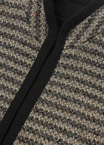 ARDEN VEST PAILLETTES TWEED