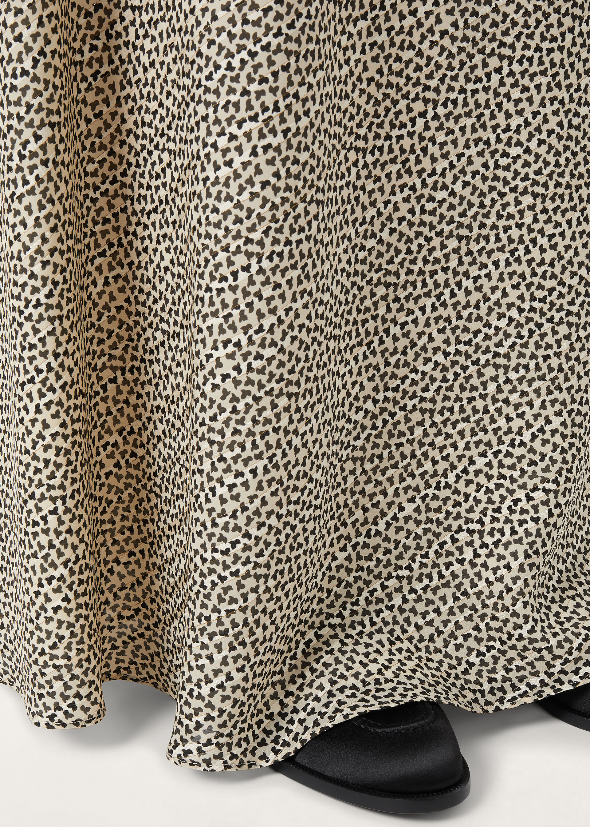 ERIKA SKIRT GOLDEN FOLIAGE SILK LAME' M.E.