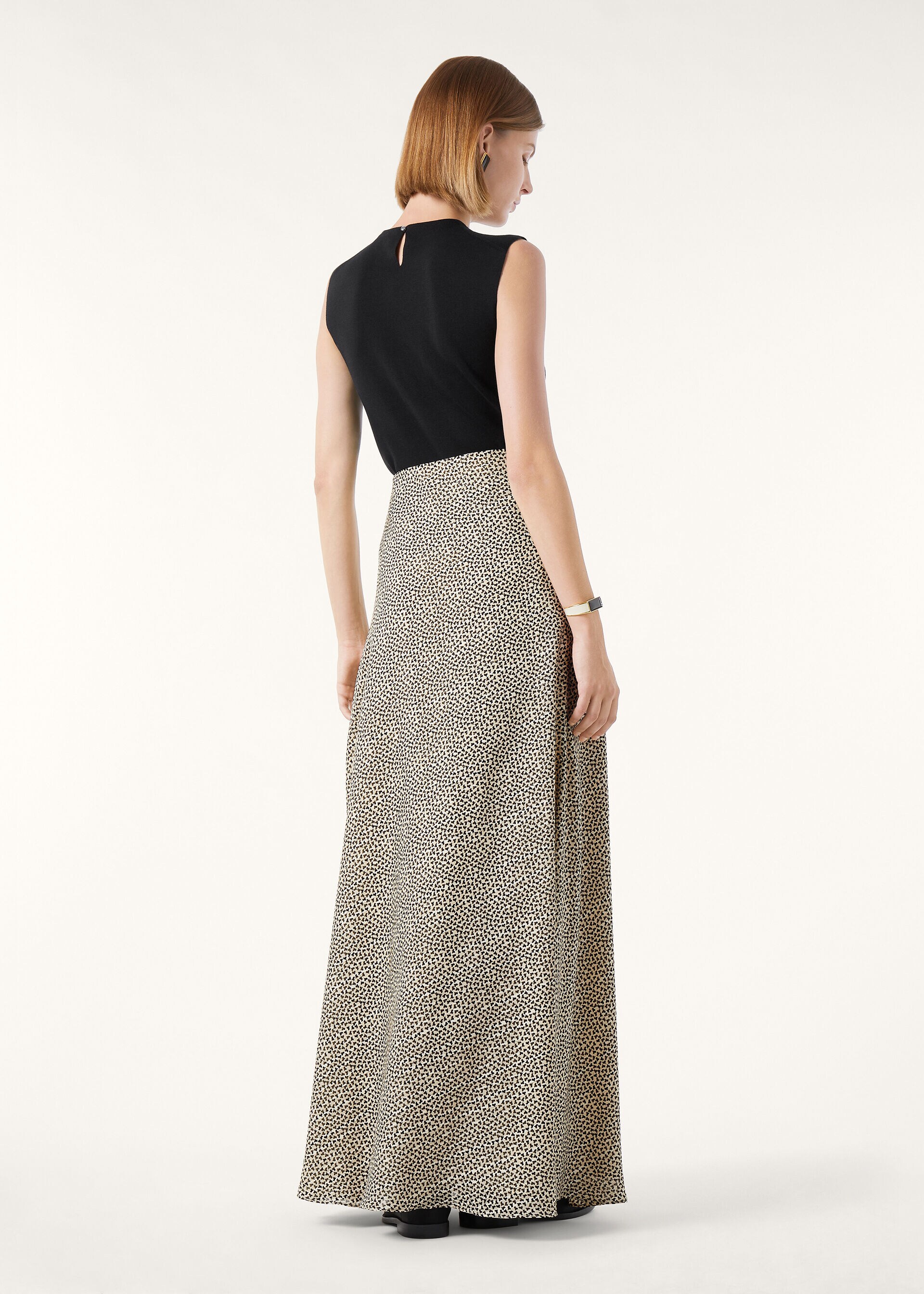 ERIKA SKIRT GOLDEN FOLIAGE SILK LAME' M.E.