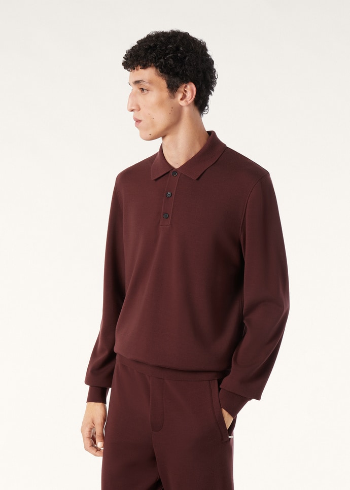 VELLANO POLO SWEATSHIRT JERSEY DOUBLE BICOLOR GOK_FAQ6192_H1A3_3